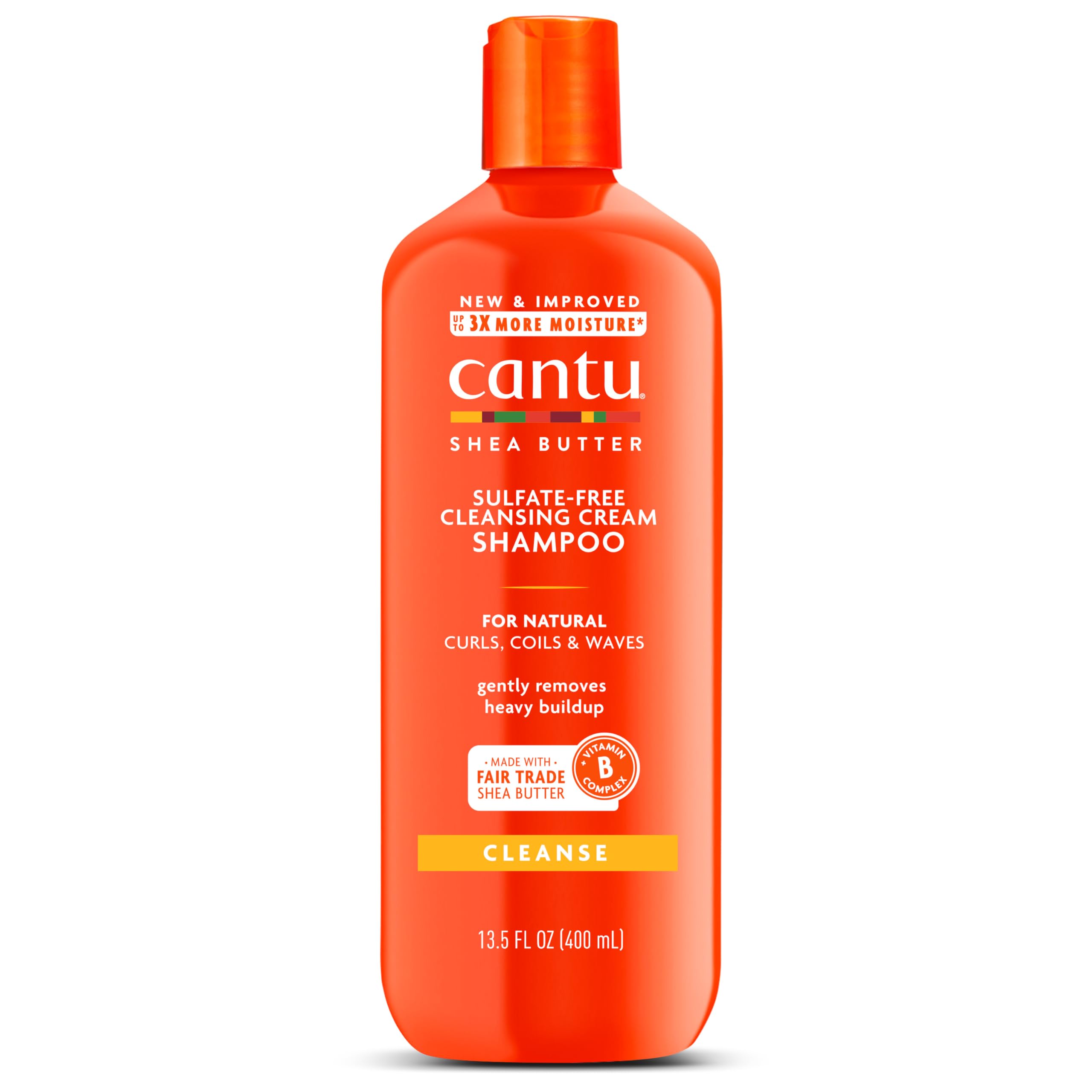 Cantu Sulfate-Free Cleansing Cream Shampoo for Natural Hair
| Cantu Shea Butter Cleansing Cream Shampoo with Natural In
